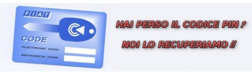 Recupero codice pin Recupero codice pin